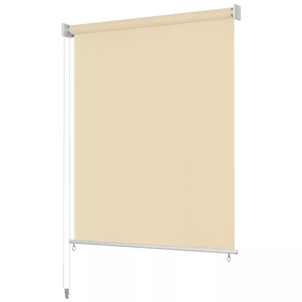 vidaXL Outdoor Roller Blind Cream 80×230 cm HDPE