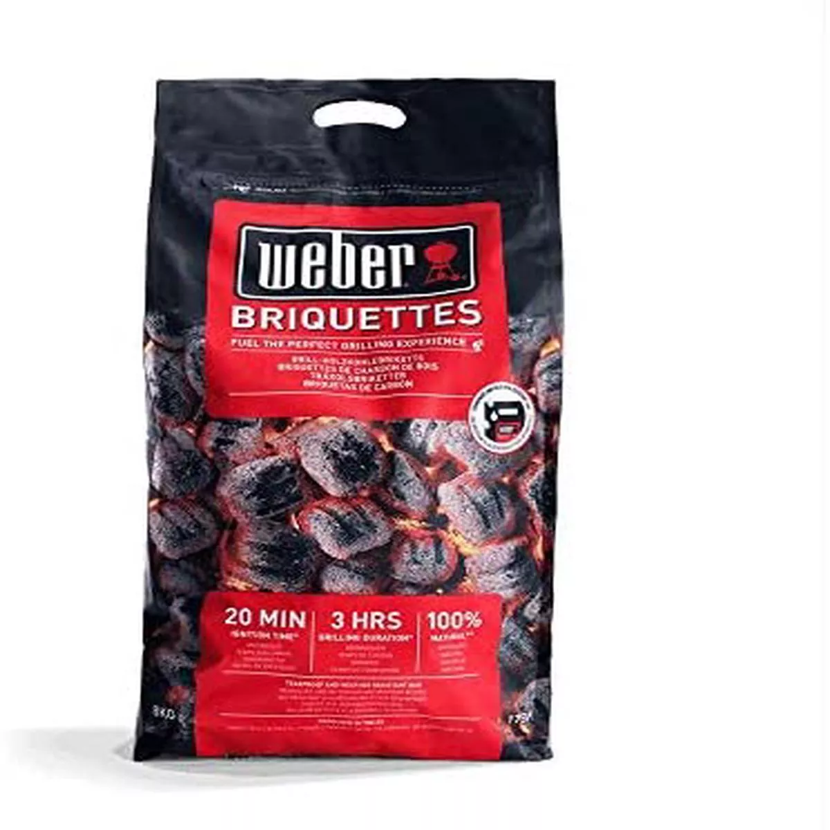 Weber Briquettes, 8kg Bag