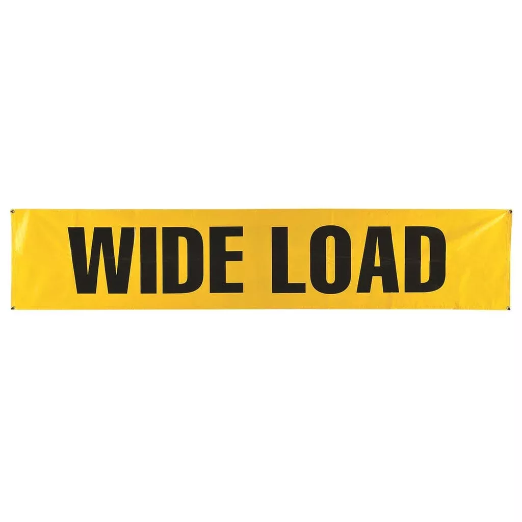 “Wide Load / Oversize Load” Reversible Banner