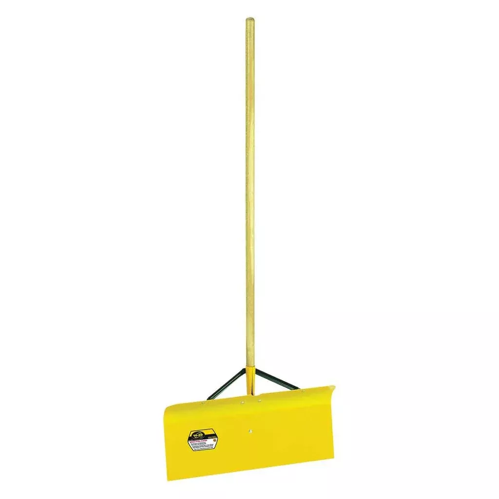 Yo-Ho 24” Spring Steel Snow Pusher with Brace