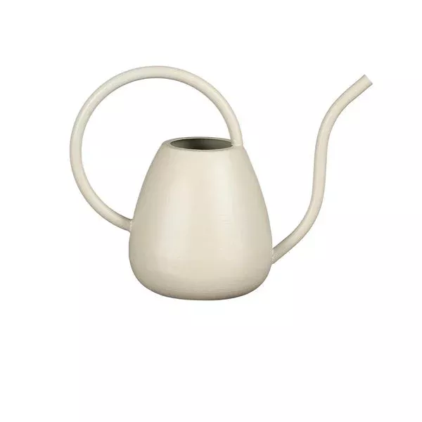 Yvette Watering Can 9.75×4.25×6.75in taupe